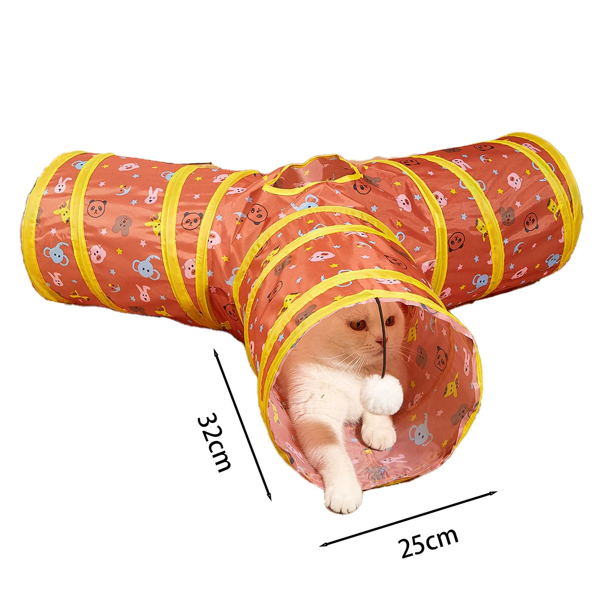 Interactive Cat Play Tunnel