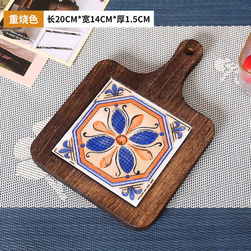Handcrafted Ceramic Tile Trivet