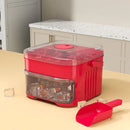 Press Ice Cube Tray with Storage Box