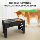Adjustable Elevated Pet Feeder (Double Bowl)