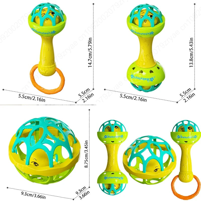 Baby Sensory Toy Set (3-Pack)