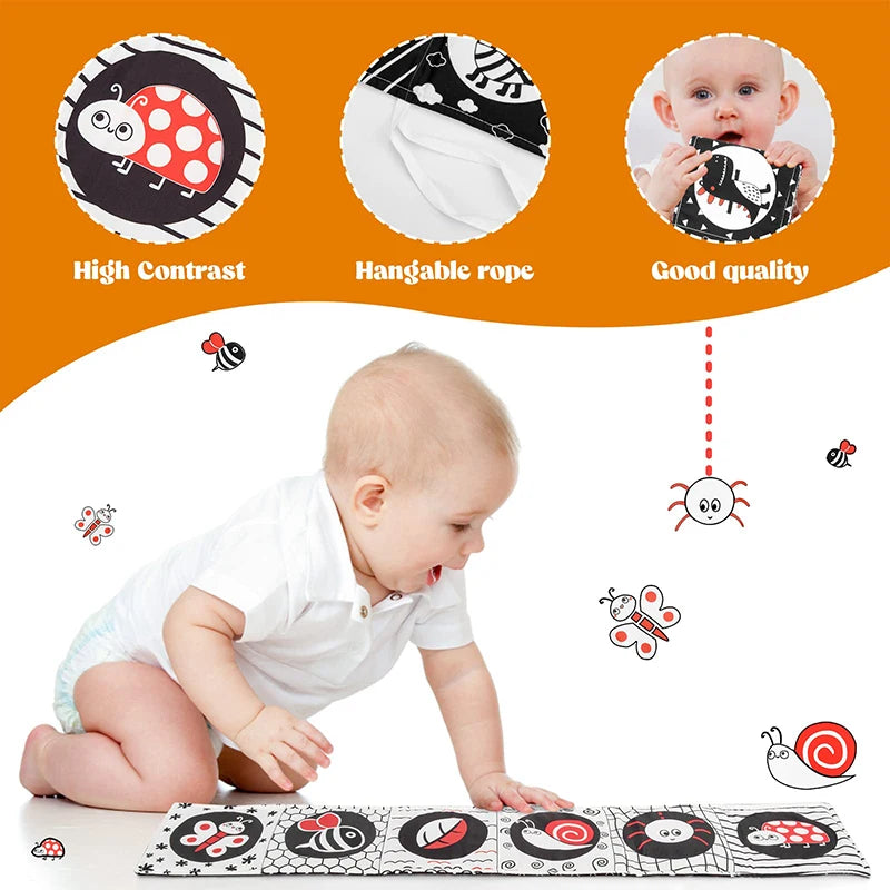 Baby Sensory Cloth Book (Jungle Animals)