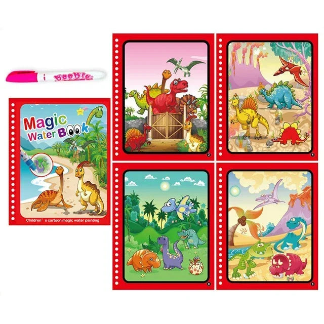 Reusable Magic Water Coloring Book