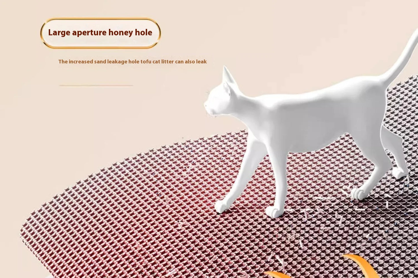 Double-Layer Cat Litter Mat