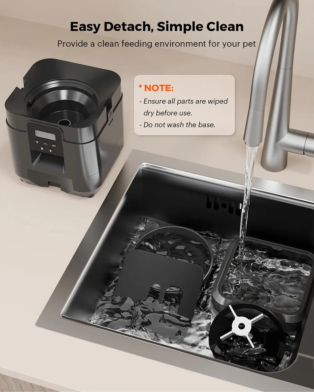 Smart Automatic Pet Feeder with Wi-Fi