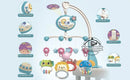 Baby Crib Mobile with Music & Remote Control (Projector Light)