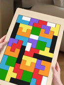 Wooden Tetris Puzzle (Montessori)