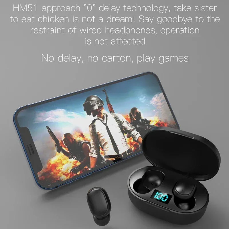 Wireless Bluetooth Earbuds with Charging Case