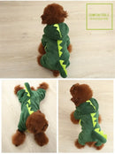 Warm Fleece Dog Hoodie Jumpsuit