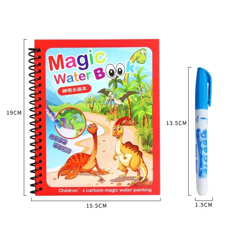 Reusable Magic Water Coloring Book