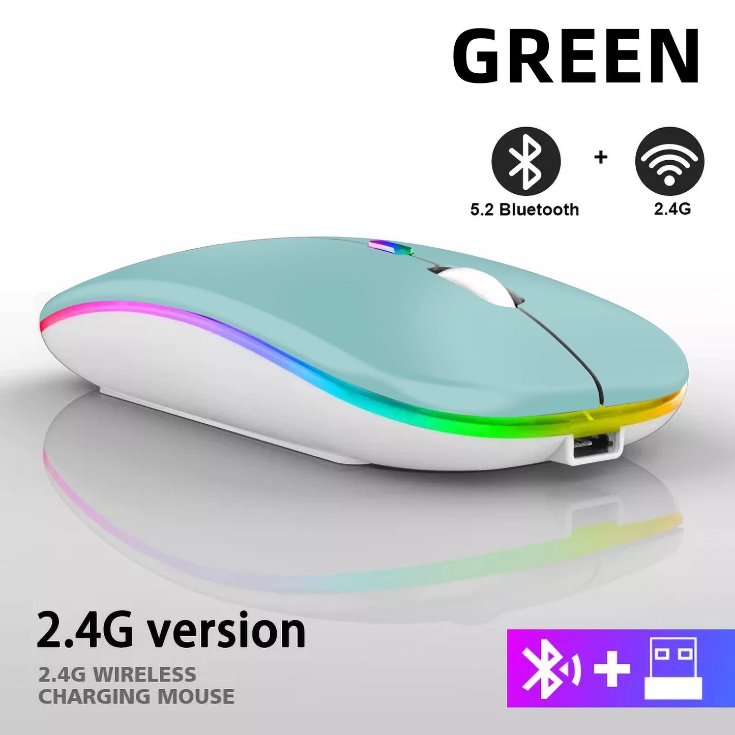 Dual Mode Wireless Mouse (BT + 2.4G)