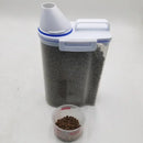 Airtight Pet Food Storage Container with Measuring Cup