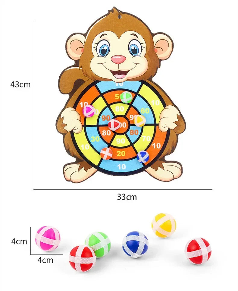 Kids Dart Board with Sticky Balls