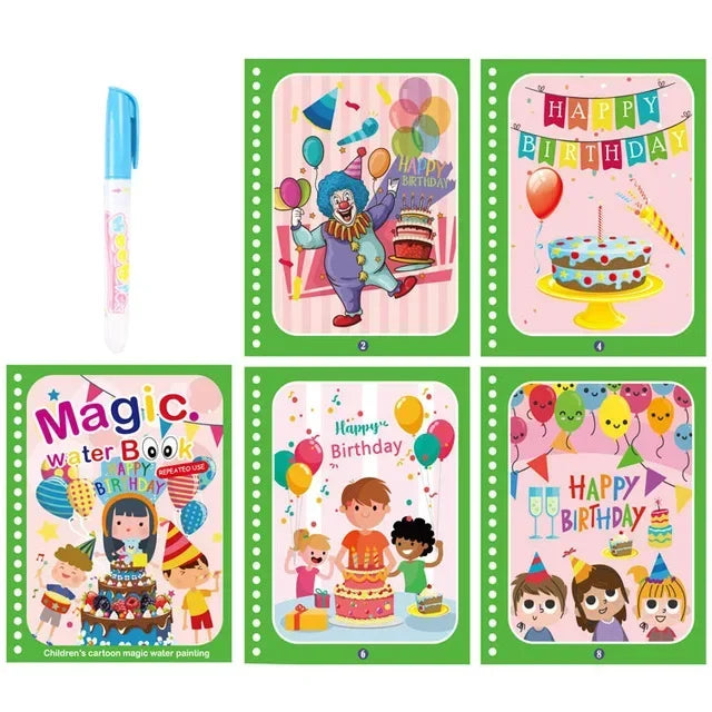 Reusable Magic Water Coloring Book