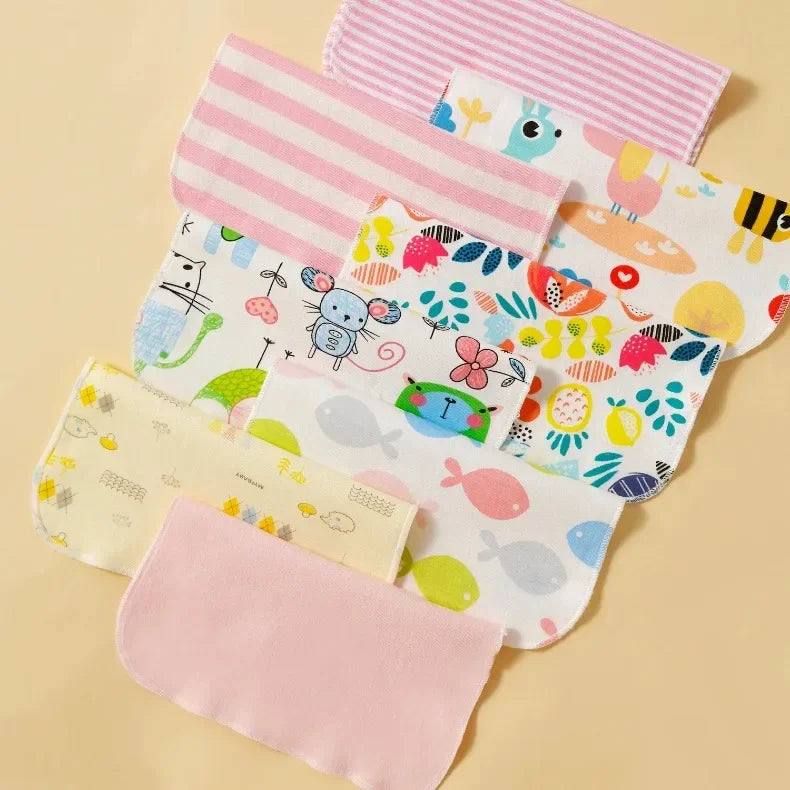 Baby Cotton Washcloth Set – 100% Cotton