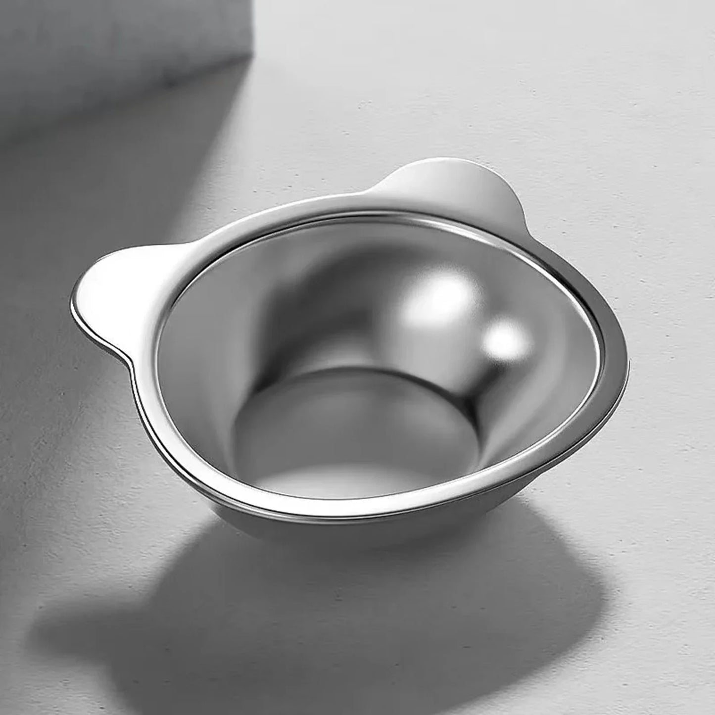Elevated Stainless Steel Cat Bowl (15° Tilted)