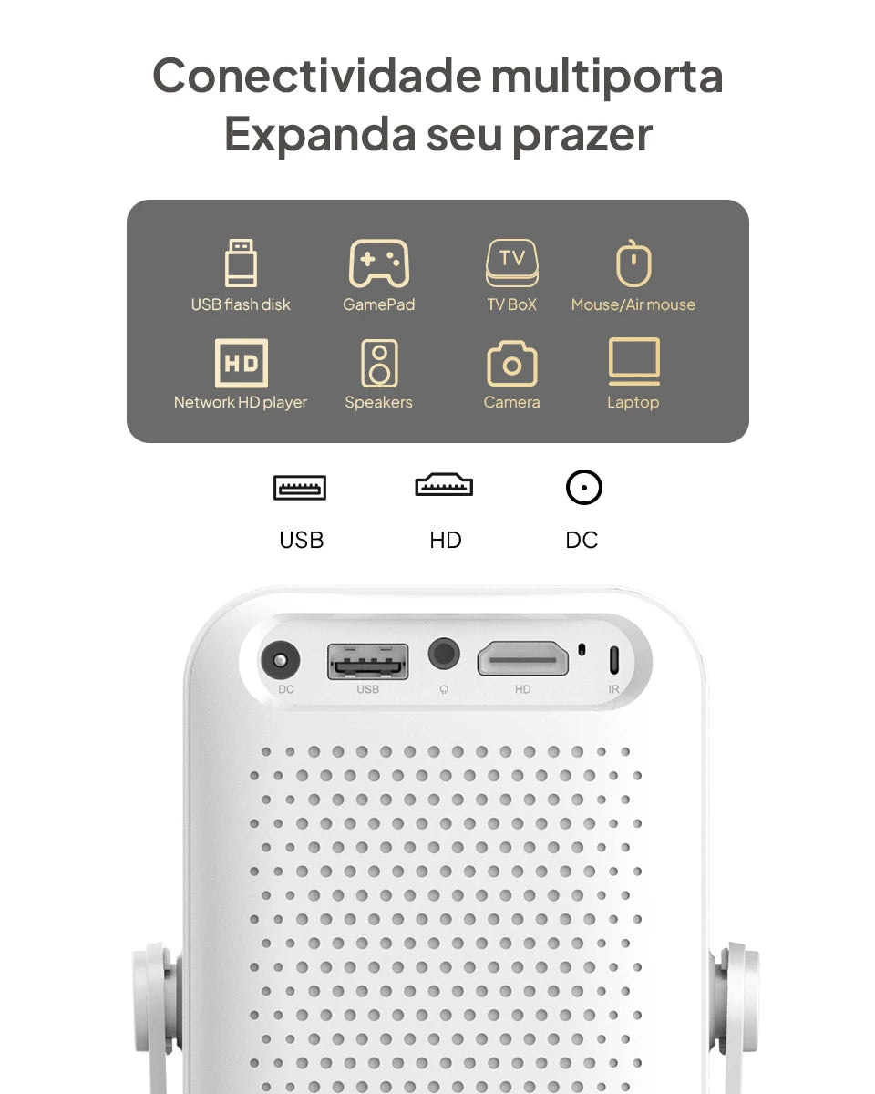 Mini Projetor Portátil A15