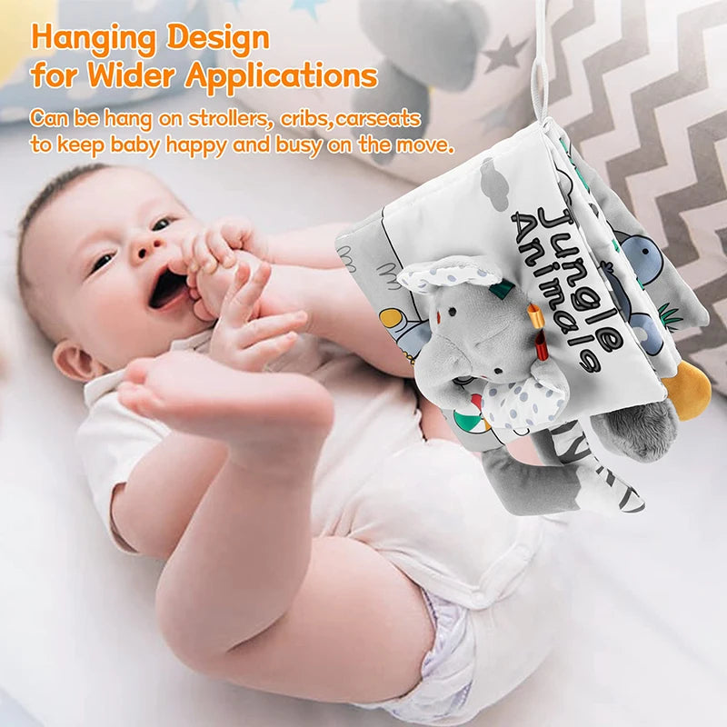 Baby Sensory Cloth Book (Jungle Animals)
