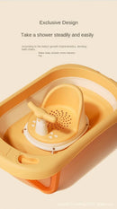 Baby Bath Seat with Backrest and Safety Bar