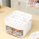 Press Ice Cube Tray with Storage Box