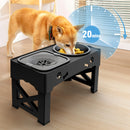 Adjustable Elevated Pet Feeder (Double Bowl)