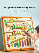 Montessori Magnetic Bead Maze Board