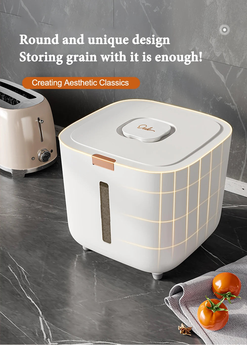 Airtight Rice & Grain Storage Container