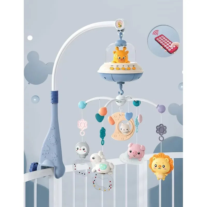 Baby Crib Mobile with Music & Remote Control (Projector Light)