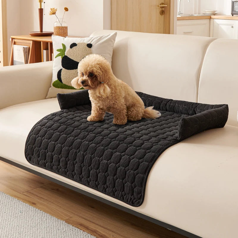Quilted Dog Couch Cover