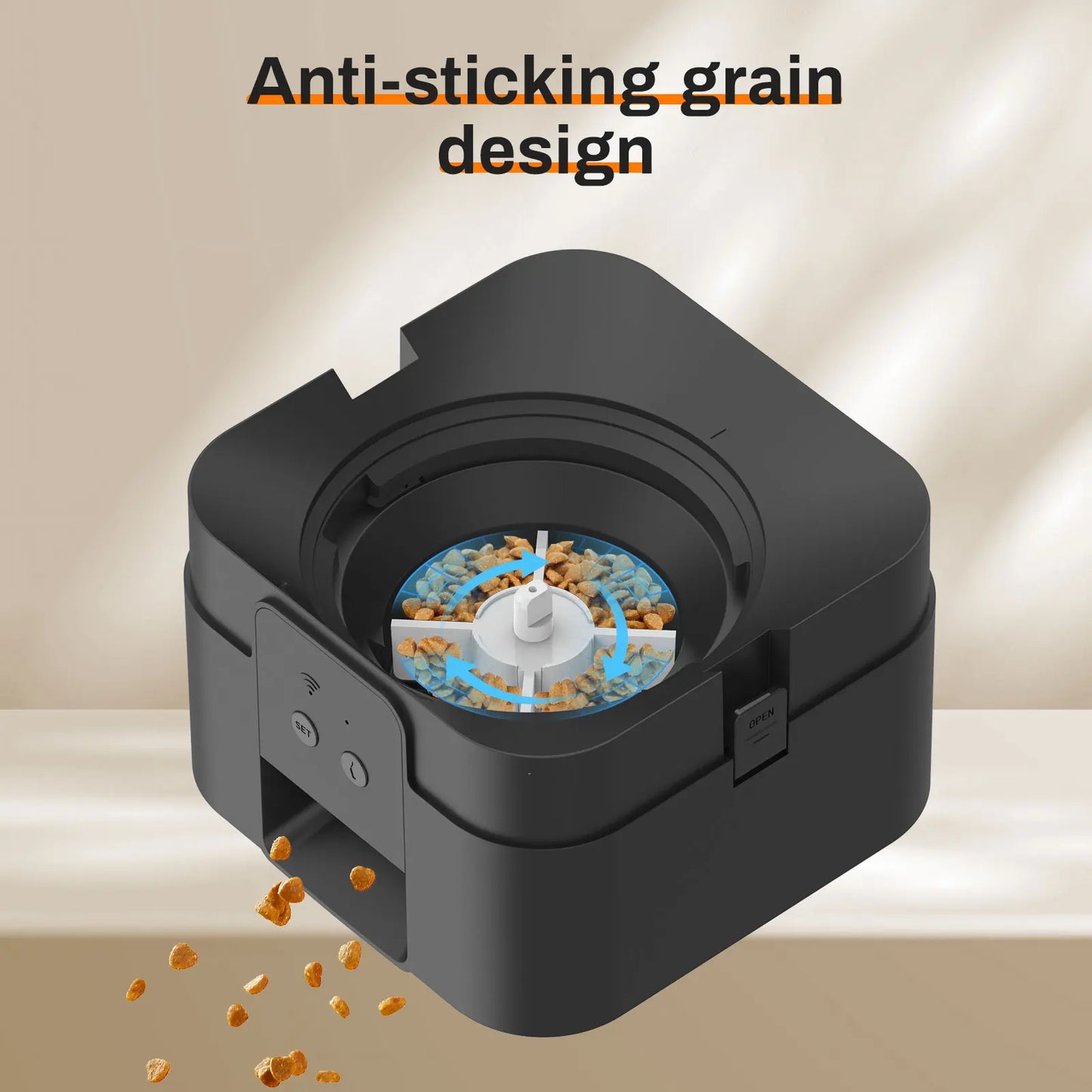 Smart Automatic Pet Feeder with Wi-Fi