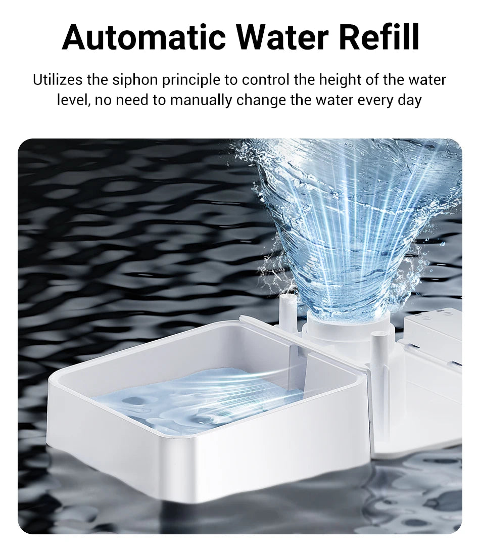 Automatic Pet Feeder & Water Dispenser 2-in-1