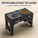 Adjustable Elevated Pet Feeder (Double Bowl)