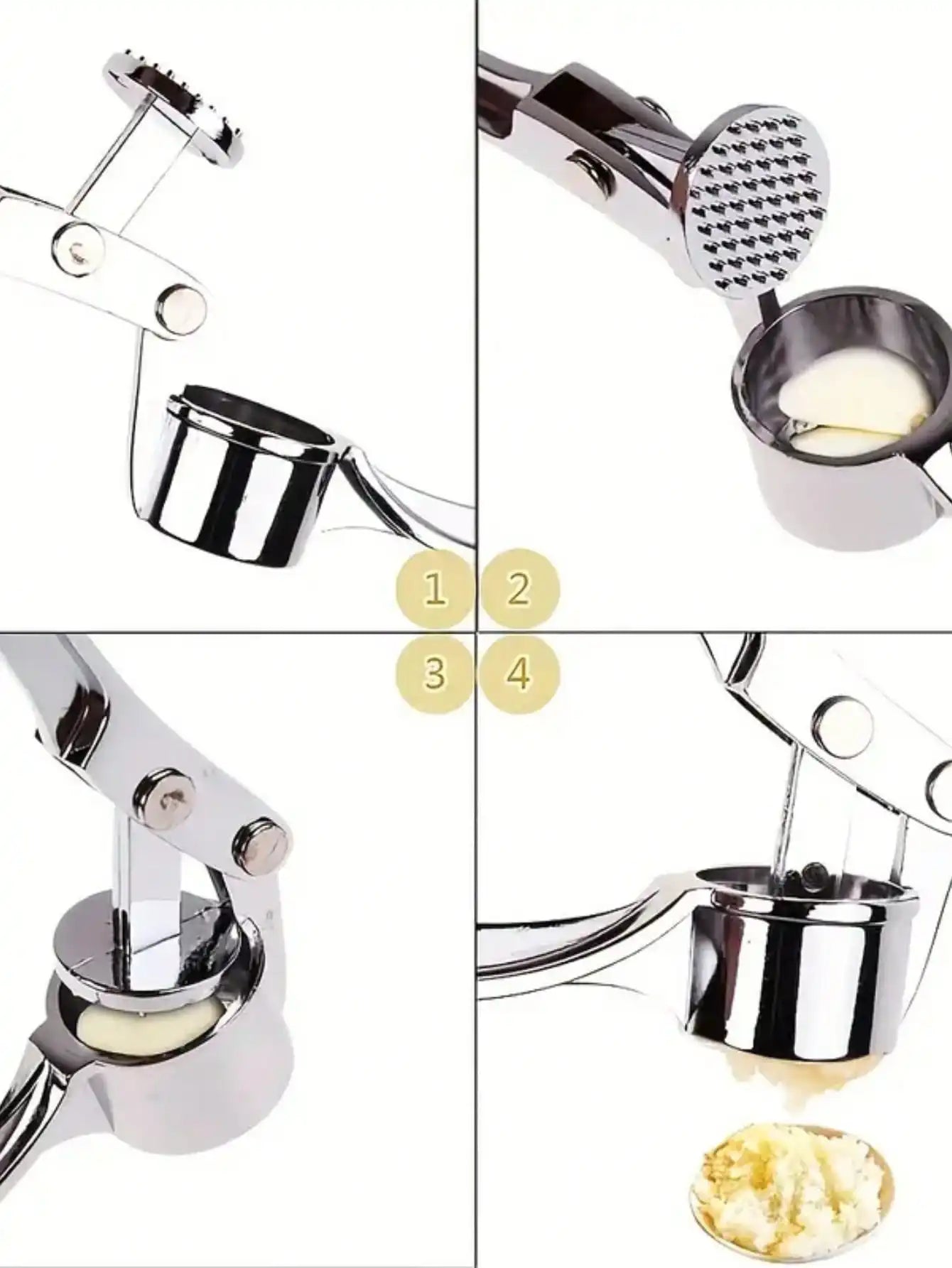 Garlic Press (Stainless Steel)