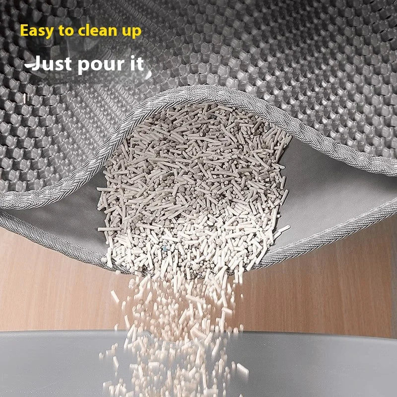 Double-Layer Cat Litter Mat