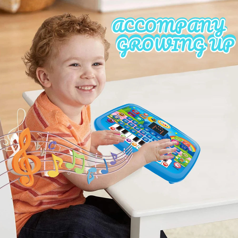 Interactive Kids Learning Tablet (Letters, Numbers & Music)