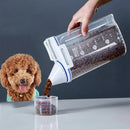 Airtight Pet Food Storage Container with Measuring Cup