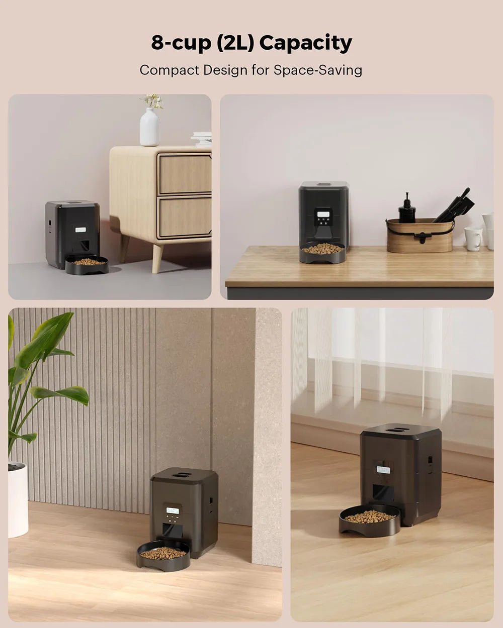 Smart Automatic Pet Feeder with Wi-Fi