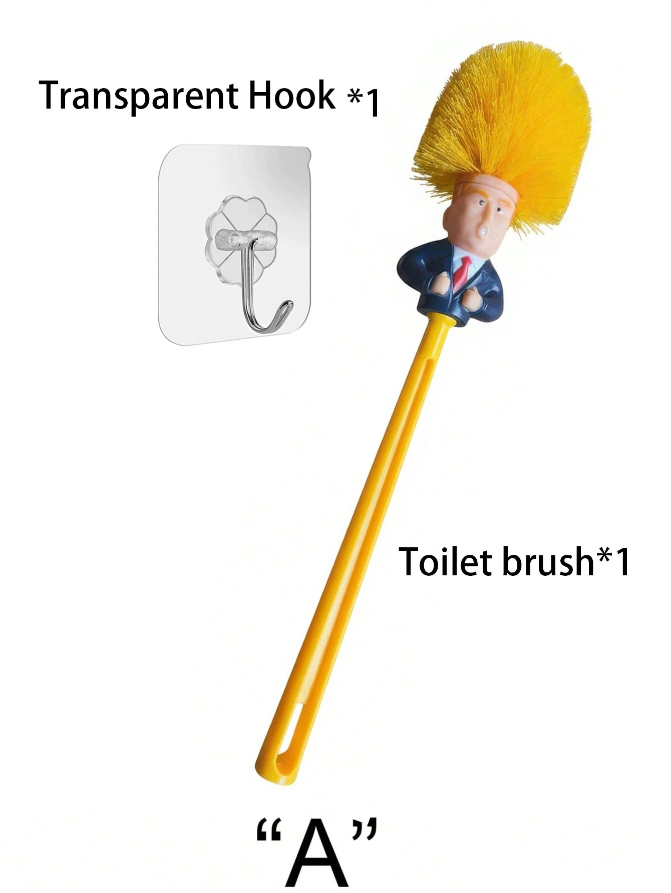 Funny Character Toilet Brush Set