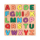 Wooden Montessori Puzzle (Letters, Numbers & Shapes)