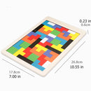 Wooden Tetris Puzzle (Montessori)