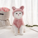 Plush Pet Hoodie for Cats & Small Dogs