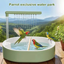 Parrot Automatic Bathtub Bird Bath Circulating Water Shower Parrot Circulation Shower Pet Bird Bathtub Bird Cleaning Bath Tub