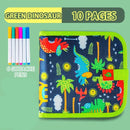 Reusable Drawing Book with Markers