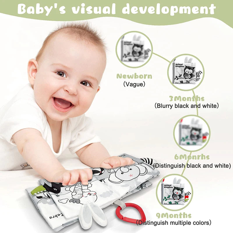 Baby Sensory Cloth Book (Jungle Animals)