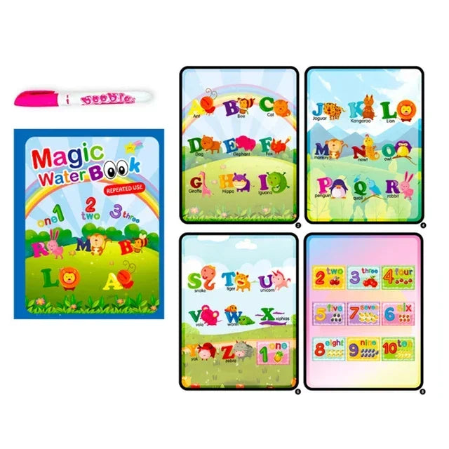 Reusable Magic Water Coloring Book