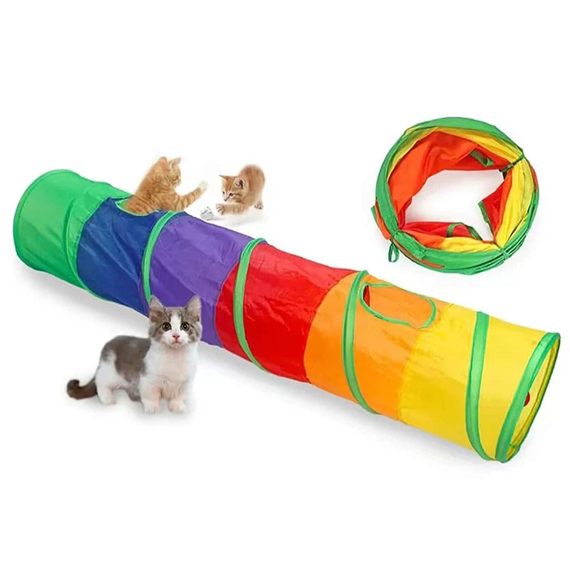 Interactive Cat Play Tunnel