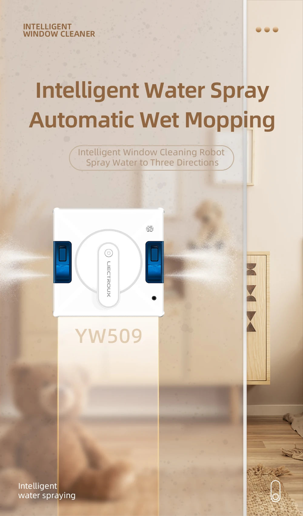 Intelligent Window Cleaning Robot