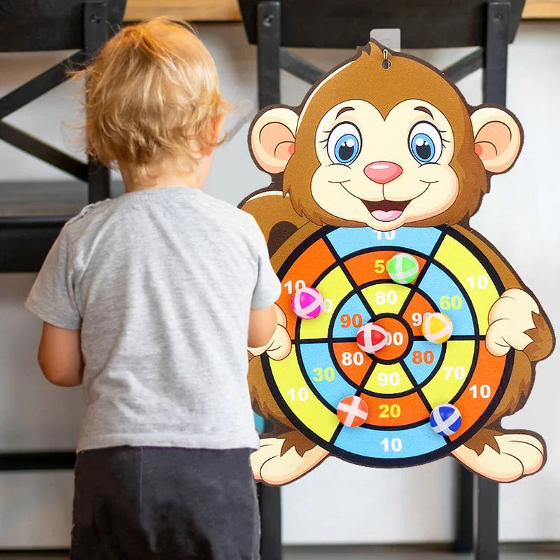 Kids Dart Board with Sticky Balls