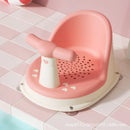 Baby Bath Seat with Backrest and Safety Bar