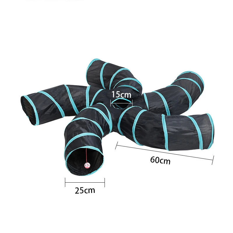 Interactive Cat Play Tunnel